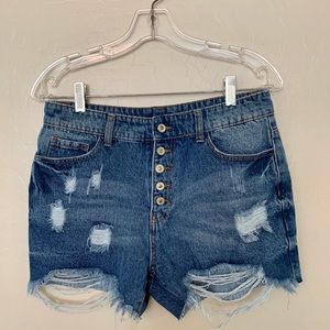 SHEIN high rise shorts